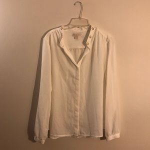 Micheal Kors Grommet Neck Blouse